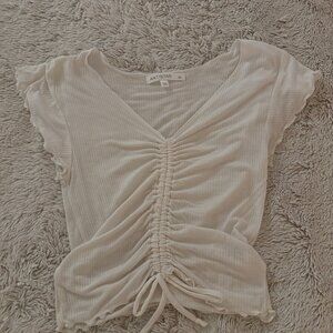 White Womens Dressy Top